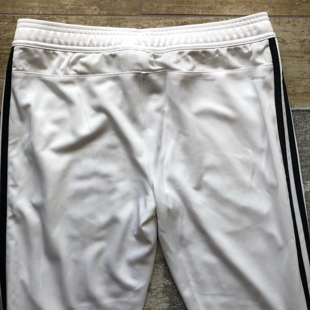 NWT White Track Pants with Black Stripes size Med.‎ Accepting Offers - Picture 7 of 7